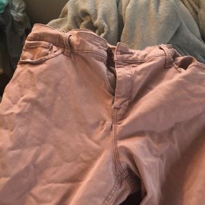 Light pink jeans